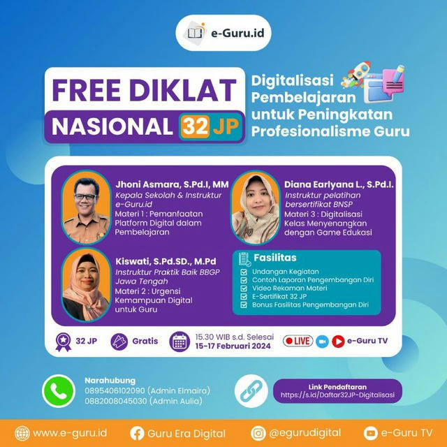 Free Diklat e-Guru.id