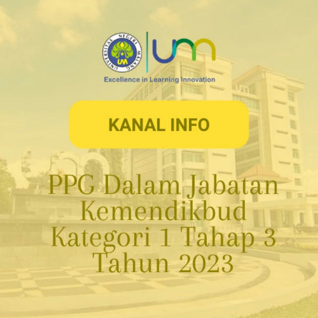 [Info] PPG Daljab Kemendikbud Kategori 1 Angkatan 3 UM Tahun 2023