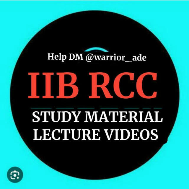 RCC IIB BOOKLET MODULES SOLUTION LECTURE