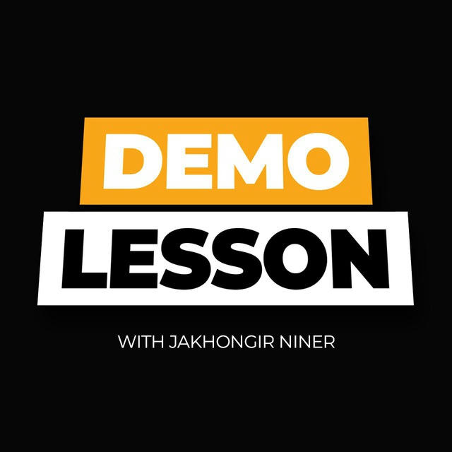 Demo lesson