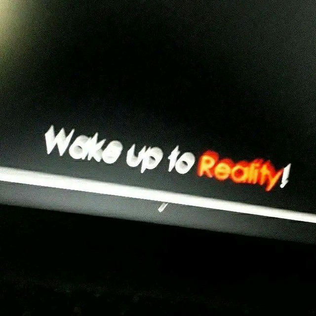 wake up to reality