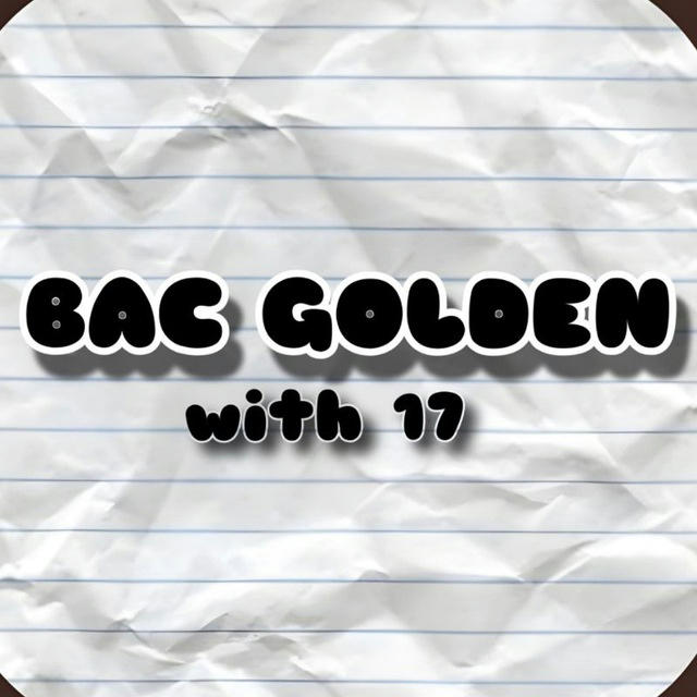 BAC GOLDEN WITH 17