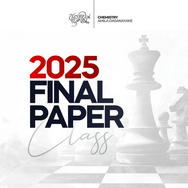 2025 Final Paper Class | ECHEM