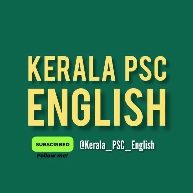 Kerala PSC English