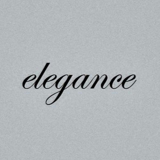 Elegance is you