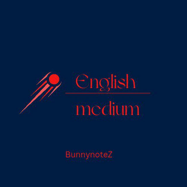 Bunny Notes English Medium❤️✨