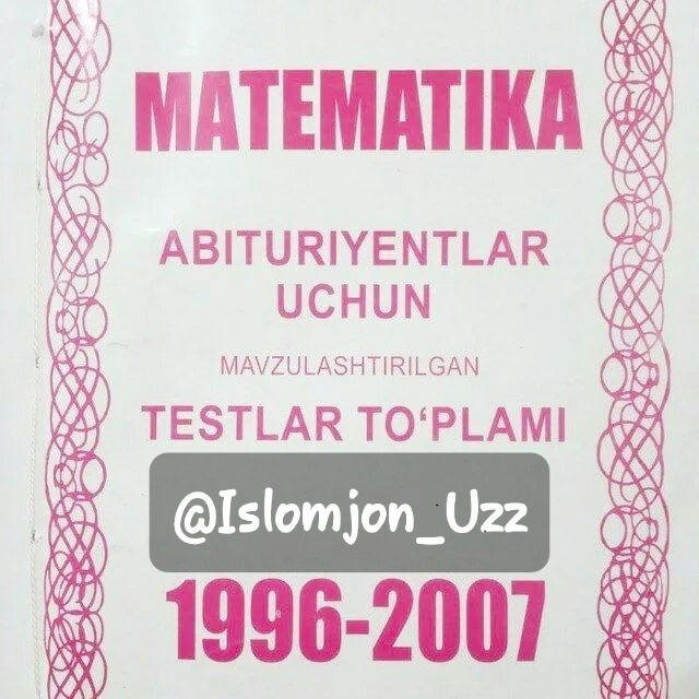 1996-2007 Oq To'plam yechimlari📚