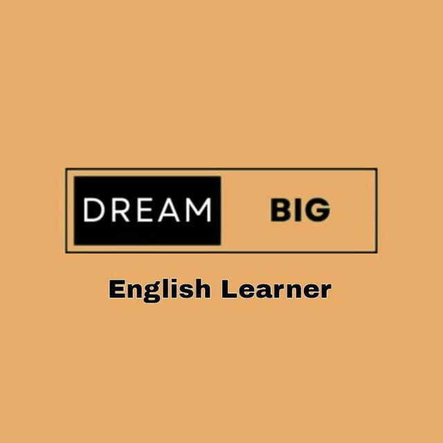 Dream Big English Learner✨