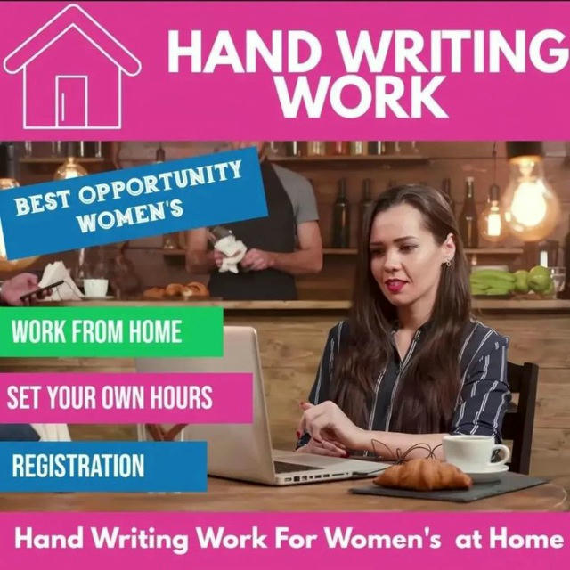 Hand writing work from home