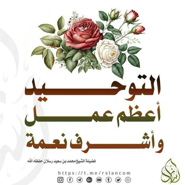 ✿︎ قناة الــتوحــيــد والسنة ✿︎᭄