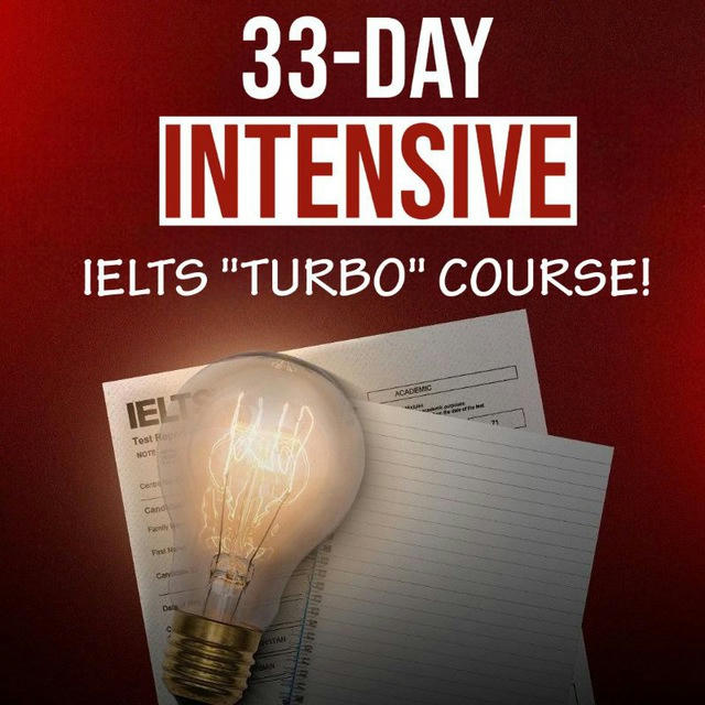 33-DAY FULL IELTS TURBO DEMO