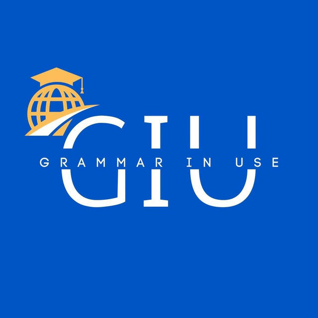 GIU - Grammar In Use Myanmar (Public Channel)