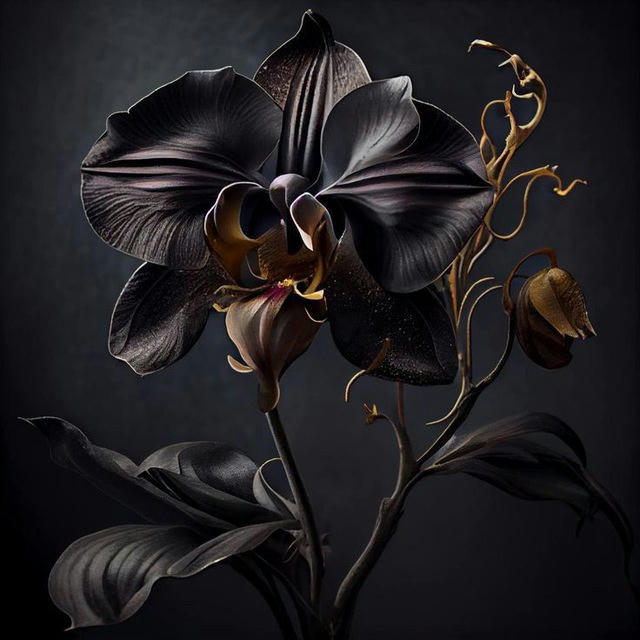 Black Orchid Art