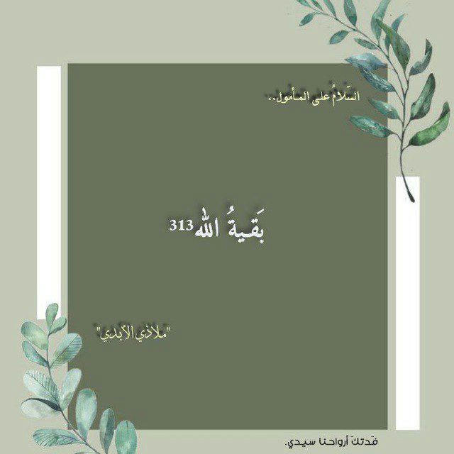 بَـقيـهٌﷲ³¹³